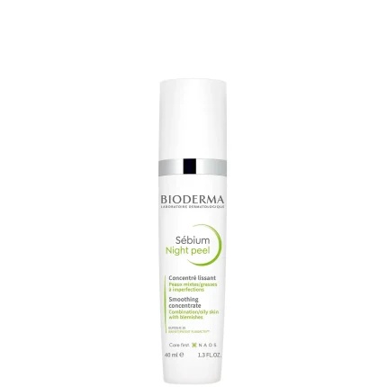 BIODERMA SÉBIUM NIGHT PEEL, 40 ML.