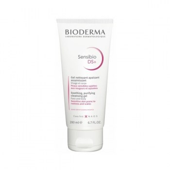 BIODERMA SENSIBIO DS+ GEL LIMPIADOR, 200 ML.