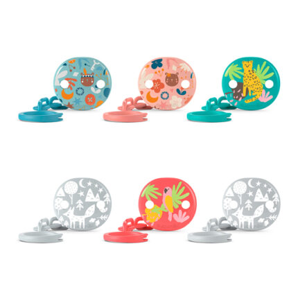 SUAVINEX BROCHE PINZA DECORADO PRINTS +0M