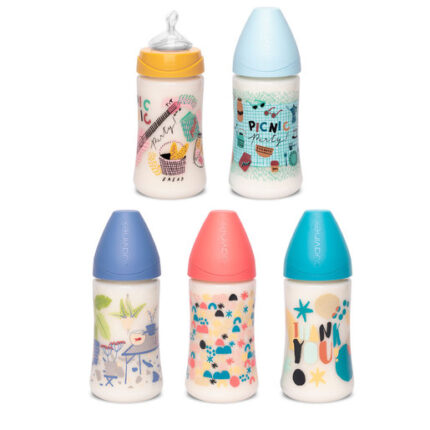 SUAVINEX BIBERONES CON TETINA ANATÓMICA DE LÁTEX PRÊT-À-PORTER 270 ML