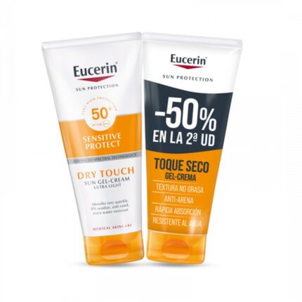 EUCERIN PROTECTOR SOLAR 50+ TOQUE SECO GEL CREMA