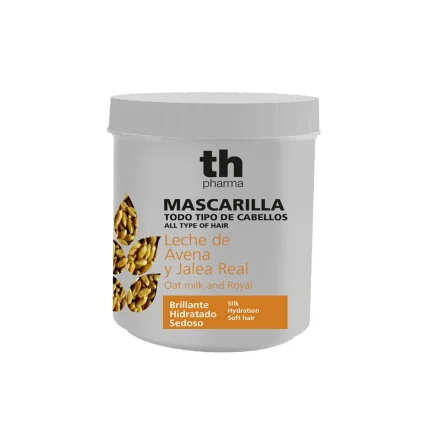 TH PHARMA MASCARILLA TODO TIPO DE CABELLOS LECHE DE AVENA Y JALEA REAL 700 ML.