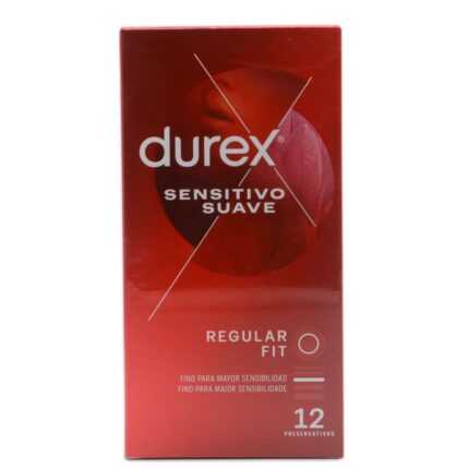 DUREX SENSITIVO SUAVE REGULAR FIT 12U.
