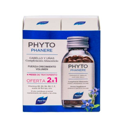 PHYTO COMPLEMENTO ALIMENTICIO CABELLO Y UÑAS OFERTA 2X1