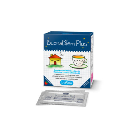 En Farmacia Perea Ruiz contamos con el Complemento alimenticio que contribuye a reducir el tiempo necesario para conciliar el sueño Buona Diem Plus.