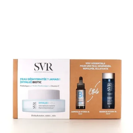 SVR SET [HYALU] BIOTIC GEL REGENERANTE + [COLLAGEN] BIOTIC 15 ML + AMPOULLE HYDRA [B3] 10 ML