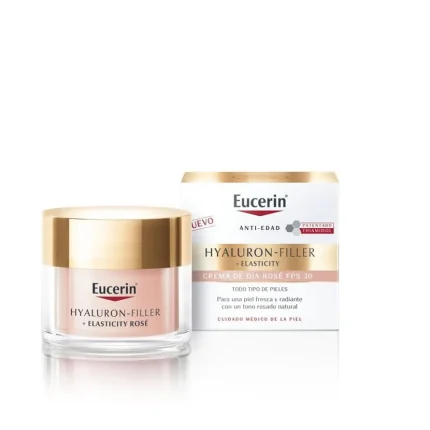 EUCERIN HYALURON-FILLER + ELASTICITY DÍA ROSÉ FPS 30 - 50 ML